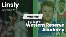 Matchup: Linsly  vs. Western Reserve Academy 2019