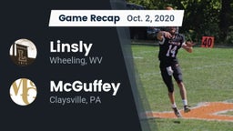 Recap: Linsly  vs. McGuffey  2020