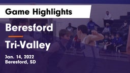 Beresford  vs Tri-Valley  Game Highlights - Jan. 14, 2022