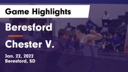 Beresford  vs Chester V. Game Highlights - Jan. 22, 2022