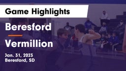Beresford  vs Vermillion  Game Highlights - Jan. 31, 2023