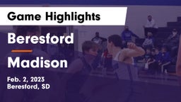 Beresford  vs Madison  Game Highlights - Feb. 2, 2023
