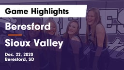 Beresford  vs Sioux Valley  Game Highlights - Dec. 22, 2020