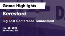Beresford  vs Big East Conference Tournament Game Highlights - Jan. 28, 2022