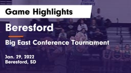 Beresford  vs Big East Conference Tournament Game Highlights - Jan. 29, 2022