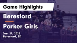 Beresford  vs Parker  Girls Game Highlights - Jan. 27, 2023