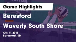 Beresford  vs Waverly South Shore Game Highlights - Oct. 5, 2019