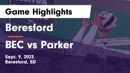 Beresford  vs BEC vs Parker Game Highlights - Sept. 9, 2023