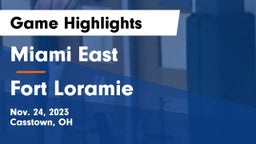 Miami East  vs Fort Loramie  Game Highlights - Nov. 24, 2023