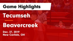 Tecumseh  vs Beavercreek  Game Highlights - Dec. 27, 2019