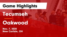 Tecumseh  vs Oakwood  Game Highlights - Nov. 7, 2020