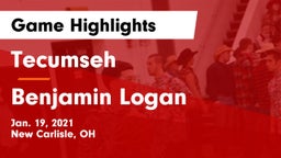 Tecumseh  vs Benjamin Logan  Game Highlights - Jan. 19, 2021