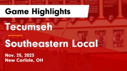 Tecumseh  vs Southeastern Local  Game Highlights - Nov. 25, 2023