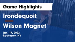  Irondequoit  vs Wilson Magnet Game Highlights - Jan. 19, 2022