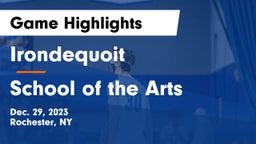  Irondequoit  vs School of the Arts  Game Highlights - Dec. 29, 2023