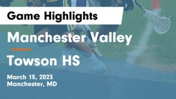 Manchester Valley  vs Towson HS Game Highlights - March 15, 2023
