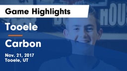 Tooele  vs Carbon Game Highlights - Nov. 21, 2017