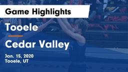 Tooele  vs Cedar Valley  Game Highlights - Jan. 15, 2020