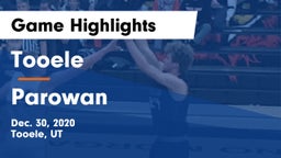 Tooele  vs Parowan  Game Highlights - Dec. 30, 2020