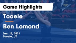 Tooele  vs Ben Lomond  Game Highlights - Jan. 15, 2021