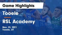 Tooele  vs RSL Academy Game Highlights - Nov. 23, 2021