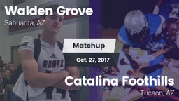 Matchup: Walden Grove vs. Catalina Foothills  2017