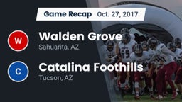 Recap: Walden Grove  vs. Catalina Foothills  2017