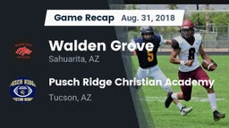 Recap: Walden Grove  vs. Pusch Ridge Christian Academy  2018