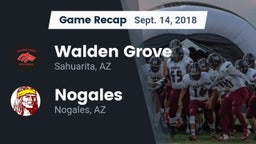 Recap: Walden Grove  vs. Nogales  2018