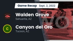 Recap: Walden Grove  vs. Canyon del Oro  2022