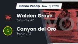 Recap: Walden Grove  vs. Canyon del Oro  2023