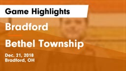 Bradford  vs Bethel Township  Game Highlights - Dec. 21, 2018