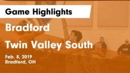Bradford  vs Twin Valley South Game Highlights - Feb. 8, 2019