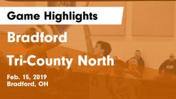 Bradford  vs Tri-County North  Game Highlights - Feb. 15, 2019