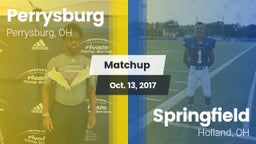 Matchup: Perrysburg High vs. Springfield  2017