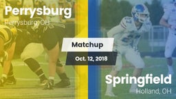 Matchup: Perrysburg High vs. Springfield  2018