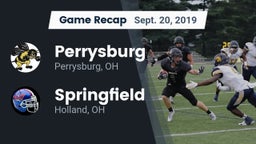 Recap: Perrysburg  vs. Springfield  2019