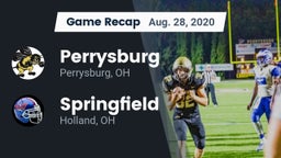 Recap: Perrysburg  vs. Springfield  2020