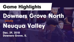 Downers Grove North vs Neuqua Valley  Game Highlights - Dec. 29, 2018