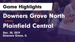 Downers Grove North vs Plainfield Central  Game Highlights - Dec. 28, 2019