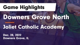 Downers Grove North  vs Joliet Catholic Academy  Game Highlights - Dec. 28, 2022