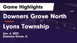 Downers Grove North  vs Lyons Township  Game Highlights - Jan. 6, 2023