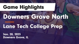 Downers Grove North  vs Lane Tech College Prep Game Highlights - Jan. 28, 2023