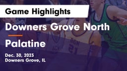 Downers Grove North  vs Palatine  Game Highlights - Dec. 30, 2023