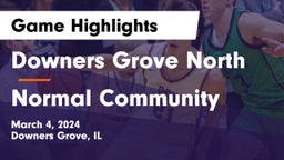 Downers Grove North  vs Normal Community  Game Highlights - March 4, 2024