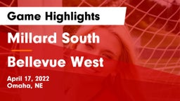 Millard South  vs Bellevue West  Game Highlights - April 17, 2022