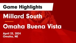 Millard South  vs Omaha Buena Vista  Game Highlights - April 23, 2024