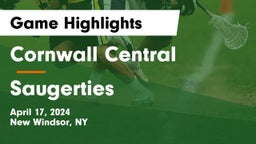 Cornwall Central  vs Saugerties  Game Highlights - April 17, 2024