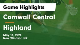 Cornwall Central  vs Highland  Game Highlights - May 11, 2024