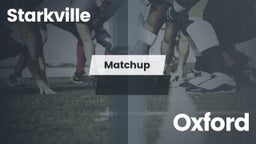 Matchup: Starkville High vs. Oxford  2016